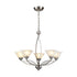 Elk Elysburg CHANDELIER in Satin Nickel Finish Model: 7637/5
