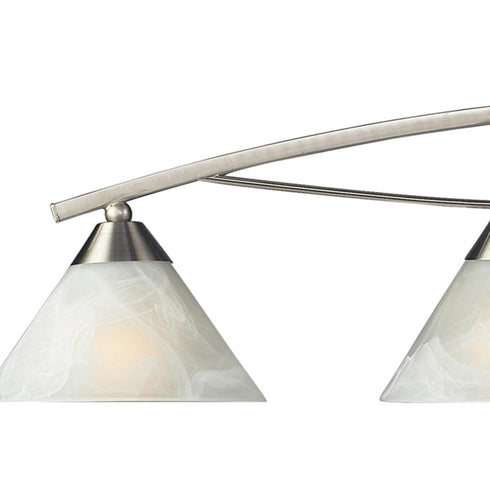 Elk Elysburg VANITY LIGHT in Satin Nickel Finish Model: 17019/4