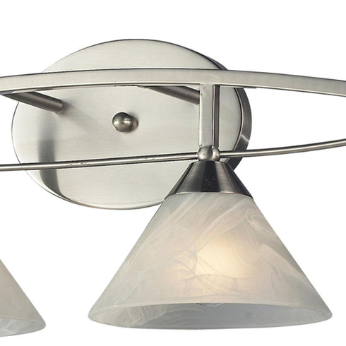 Elk Elysburg VANITY LIGHT in Satin Nickel Finish Model: 17019/4