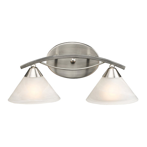 Elk Elysburg VANITY LIGHT in Satin Nickel Finish Model: 7631/2