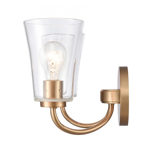 Elk Emily 17 Inch Wide 2 Light Vanity Light in Brushed Gold Model: EC89263/2