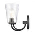 Elk Emily 17 Inch Wide 2 Light Vanity Light in Matte Black Model: EC89253/2