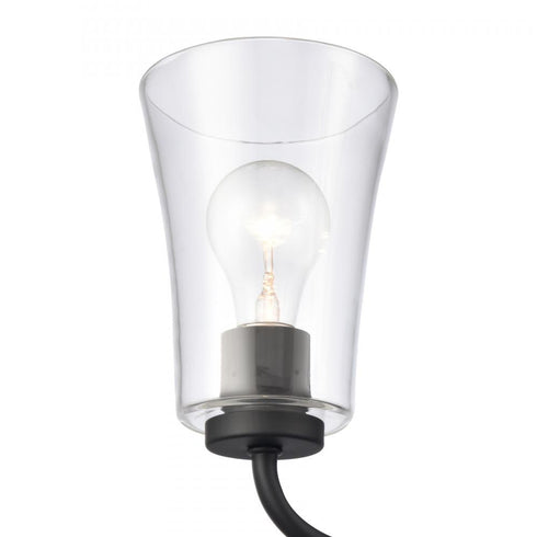Elk Emily 17 Inch Wide 2 Light Vanity Light in Matte Black Model: EC89253/2