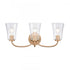 Elk Emily 23 Inch Wide 3 Light Vanity Light in Brushed Gold Model: EC89264/3