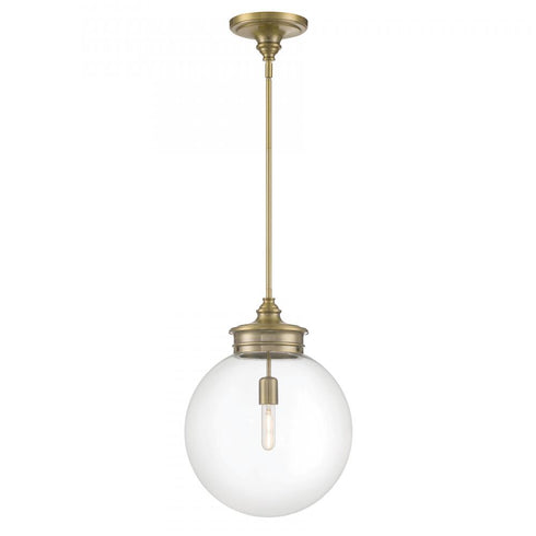 Elk_discontinued Emma 14 Inch Wide 1 Light Pendant in Antique Brass Model: 4801-AN-CL
