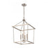 Elk Emmett 17 Inch Wide 4 Light Pendant in Brushed Nickel Model: EC89814/4