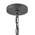 Elk Emmett 17 Inch Wide 4 Light Pendant in Matte Black Model: EC89804/4