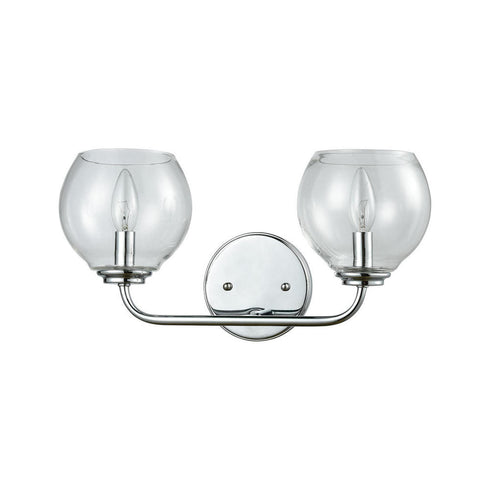 Elk Emory VANITY LIGHT in Polished Chrome Finish Model: 81361/2