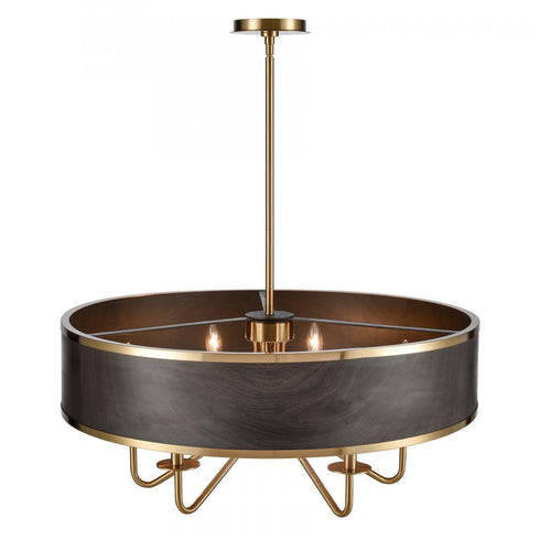 Elk Engel 30'' Wide 6 Light Chandelier Satin Model: 82335/6