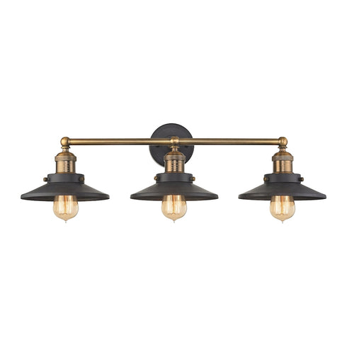 Elk English Pub VANITY LIGHT in Antique Brass Finish Model: 67182/3