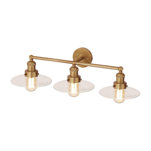 Elk English Pub VANITY LIGHT in Satin Brass Finish Model: 96132/3