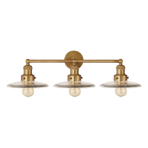 Elk English Pub VANITY LIGHT in Satin Brass Finish Model: 96132/3