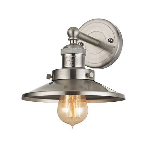 Elk English Pub VANITY LIGHT in Satin Nickel Finish Model: 67170/1