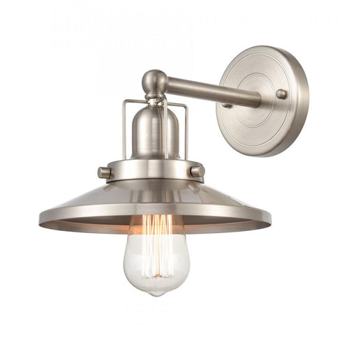 Elk English Pub VANITY LIGHT in Satin Nickel Finish Model: 96140/1