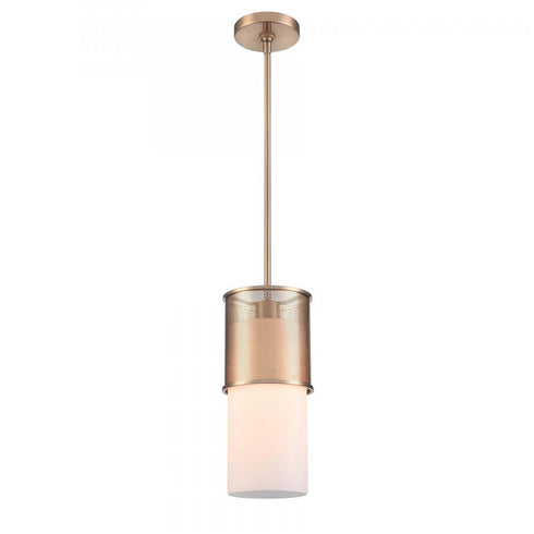 Elk Esteem 6 Inch Wide 1 Light Mini Pendant in Aged Brass Model: 63321/1