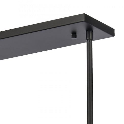 Elk Fantania 36 Inch Wide 4 Light Linear Chandelier in Matte Black Model: 82236/4
