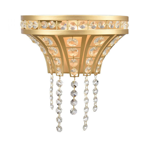 Elk Fantania 9 Inch High 1 Light Sconce in Champagne Gold Model: 82224/1