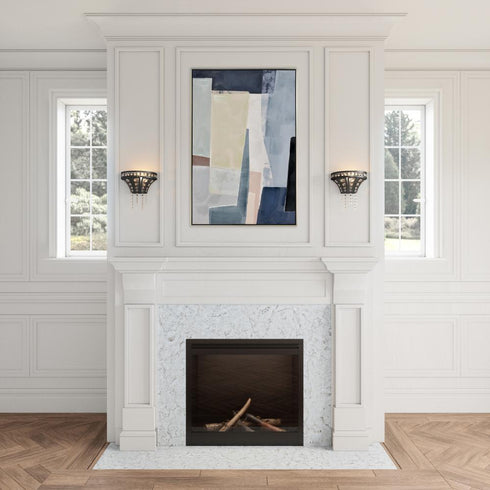 Elk Fantania 9 Inch High 1 Light Sconce in Matte Black Model: 82234/1