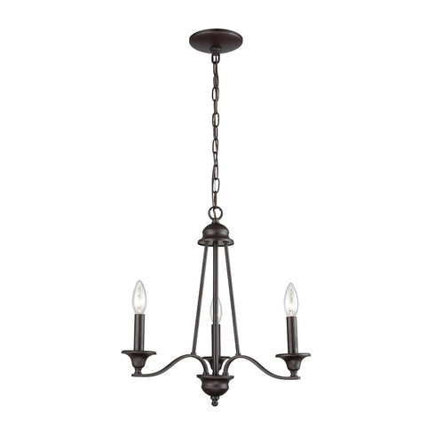 Elk Farmington CHANDELIER in Oil Rubbed Bronze Finish Model: CN110321