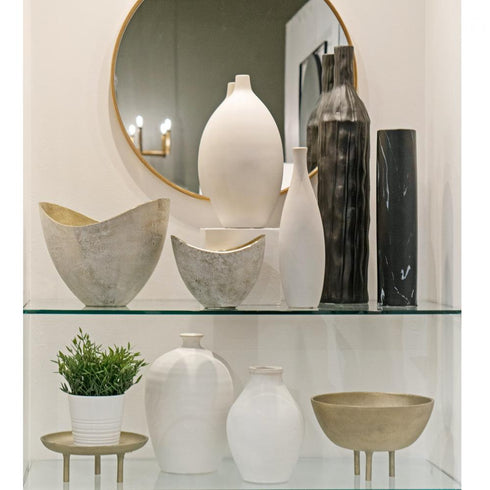 Elk Faye Vase Medium in White (2 pack) (2 pack) Model: S0037-10197