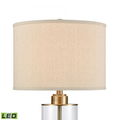 Elk Fermont 28 Inch High 1 Light Table Lamp in Clear Includes LED Bulb Model: 77149-LED