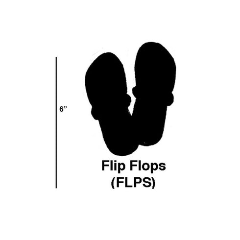 Elk Flip Flops Cookie Cutters (Set of 6) in Copper Finish Model: FLPS/S6