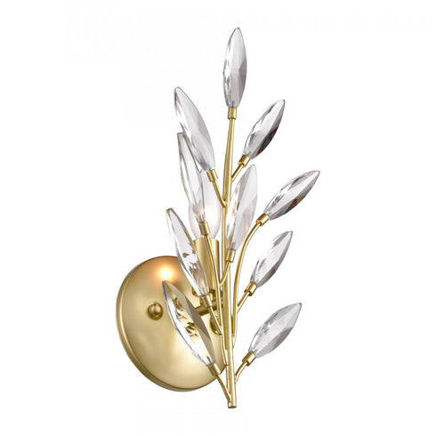 Elk Flora Grace 14 Inch High 1 Light Sconce Champagne Gold Model: 18301/1