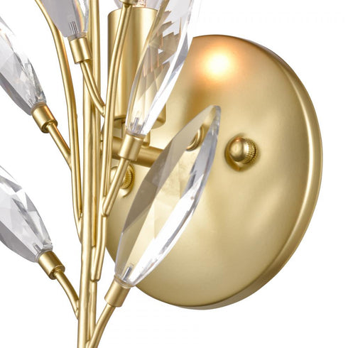 Elk Flora Grace 14 Inch High 1 Light Sconce Champagne Gold Model: 18301/1