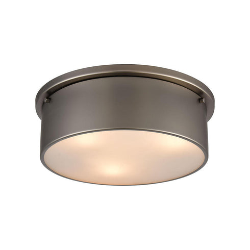Elk Flushmounts 3 Light FLUSH MOUNT in Black Nickel Finish Model: 12111/3