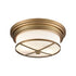 Elk Flushmounts FLUSH MOUNT in Classic Brass Finish Model: 15055/2