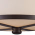 Elk Flushmounts FLUSH MOUNT in Oiled Bronze Finish Model: 15025/2