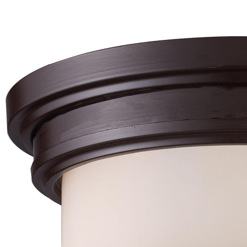 Elk Flushmounts FLUSH MOUNT in Oiled Bronze Finish Model: 15025/2