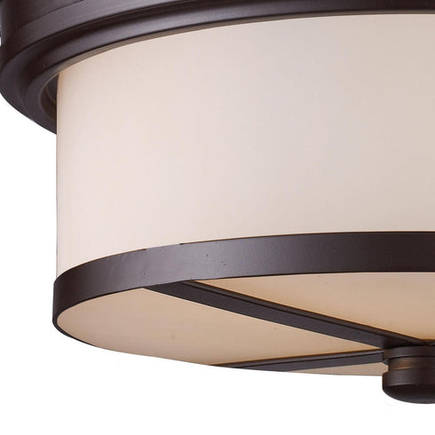 Elk Flushmounts FLUSH MOUNT in Oiled Bronze Finish Model: 15025/2