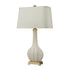 Elk Fluted Ceramic TABLE LAMP in White Finish Model: D2596