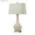 Elk Fluted Ceramic TABLE LAMP in White Finish Model: D2596