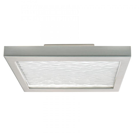 Elk For-Square For Square 12 Inch Wide Integrated LED Flush Mount in Brushed Nickel Model: 5391-BN-WR