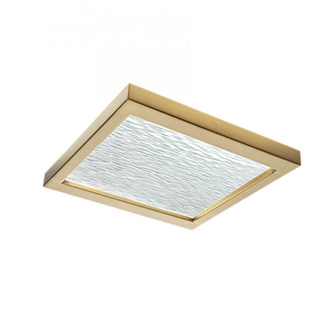 Elk For-Square For Square 12 Inch Wide Integrated LED Flush Mount in Brushed Nickel Model: 5391-BN-WR