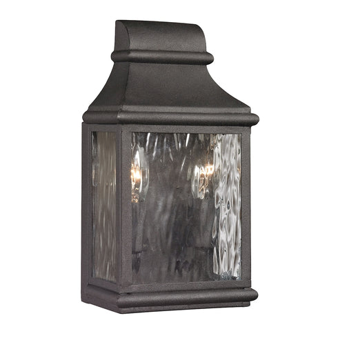 Elk Forged Jefferson SCONCE in Charcoal Finish Model: 47070/2