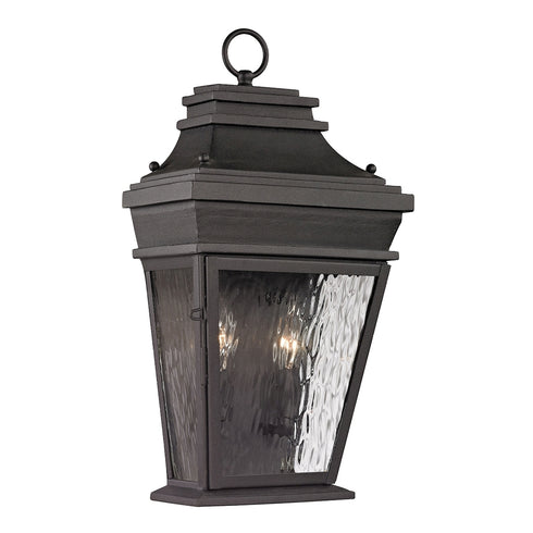 Elk Forged Provincial SCONCE in Charcoal Finish Model: 47052/2