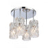 Elk Formade Crystal Forma de Crystal 13.75 Inch Wide 4 Light Semi Flush Mount in Polished Chrome Model: 82197/4