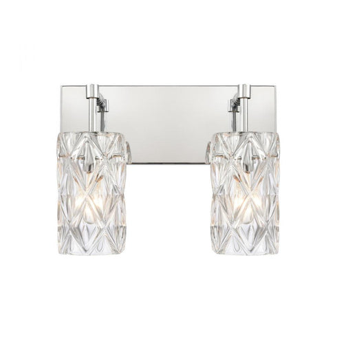Elk Formade Crystal Forma de Crystal 14 Inch Wide 2 Light Vanity Light in Polished Chrome Model: 82191/2