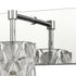 Elk Formade Crystal Forma de Crystal 23 Inch Wide 3 Light Vanity Light in Polished Chrome Model: 82192/3