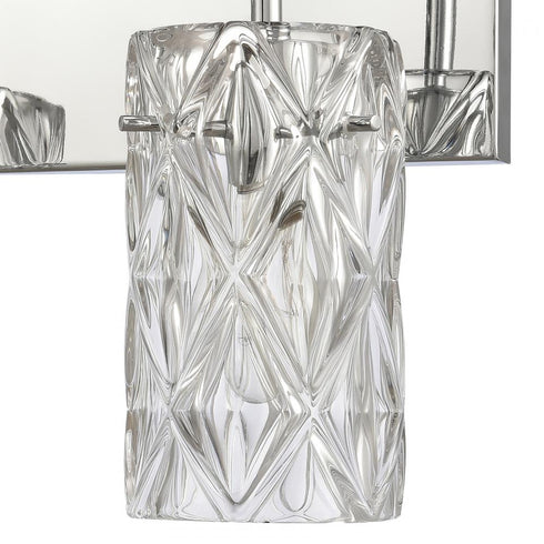 Elk Formade Crystal Forma de Crystal 23 Inch Wide 3 Light Vanity Light in Polished Chrome Model: 82192/3