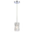 Elk Formade Crystal Forma de Crystal 4 Inch Wide 1 Light Mini Pendant in Polished Chrome Model: 82196/1