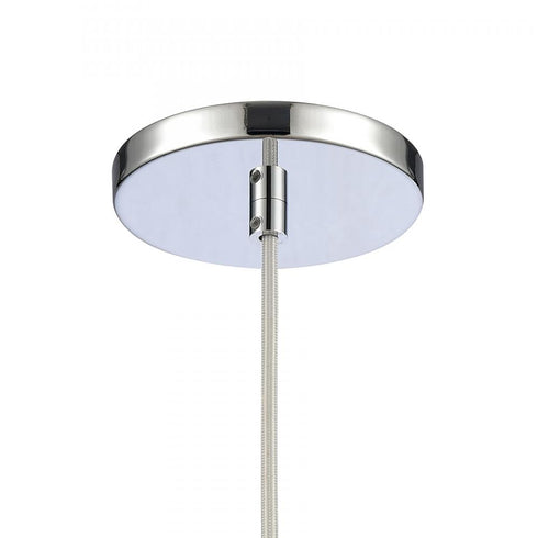 Elk Formade Crystal Forma de Crystal 4 Inch Wide 1 Light Mini Pendant in Polished Chrome Model: 82196/1