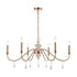 Elk French Connection CHANDELIER in Satin Brass Finish Model: H018-7253