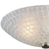 Elk Fusion SEMI FLUSH MOUNT in Satin Nickel Finish Model: 10139/2WHT