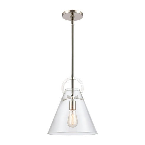 Elk Gabby MINI PENDANT in Polished Nickel Finish Model: 89326/1