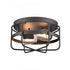 Elk Gael 10 Inch Wide 2 Light Flush Mount in Matte Black Model: EC89674/2