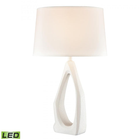 Elk Galeria 31 Inch High 1 Light Table Lamp in Matte White Includes LED Bulb Model: H0019-8001-LED